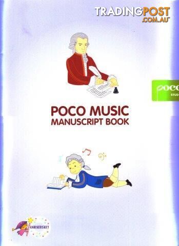 POCO MANUSCRIPT BOOK â A4 MOZART
