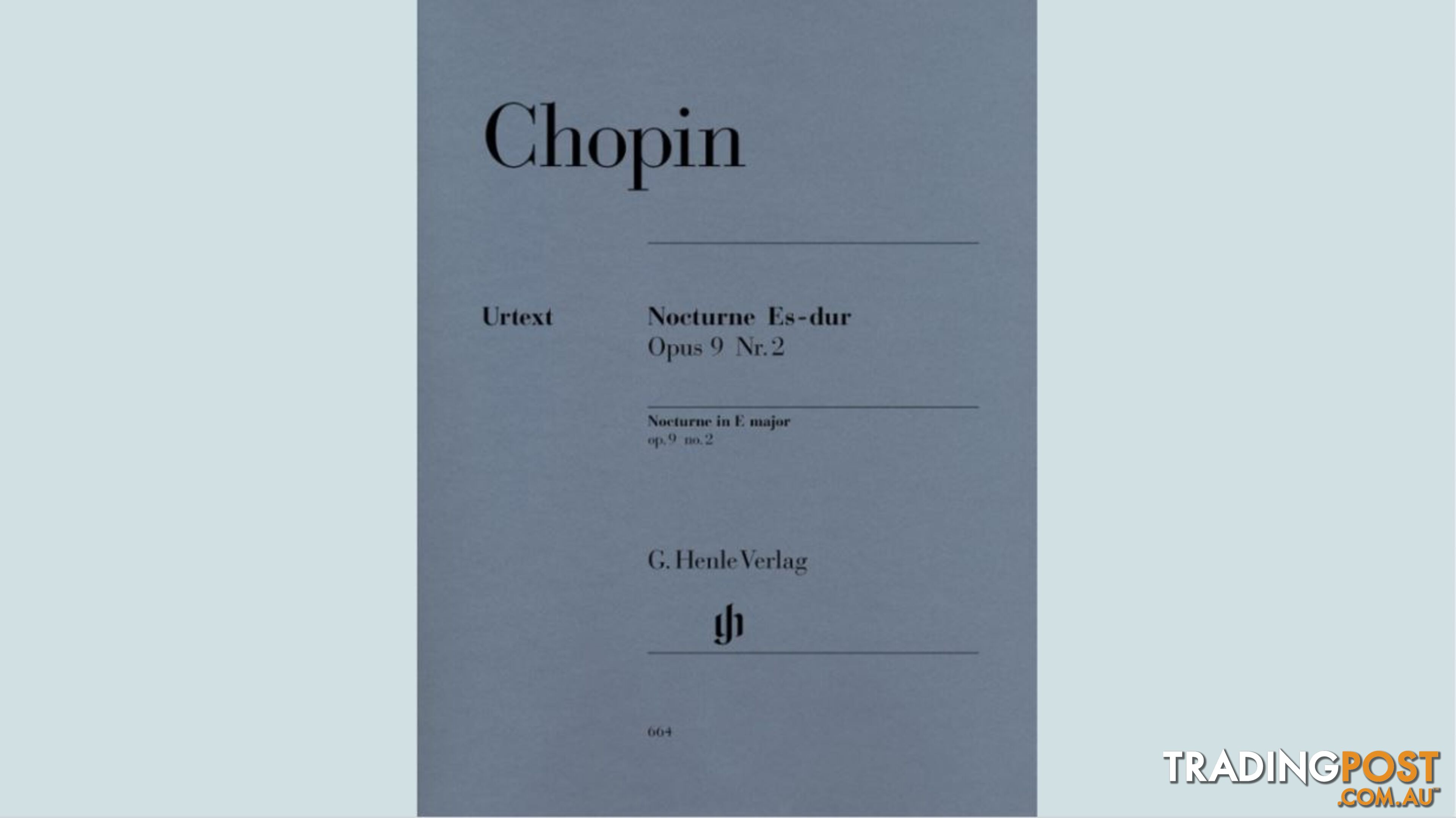 Chopin - Nocturne E flat major op. 9 no. 2 HN664