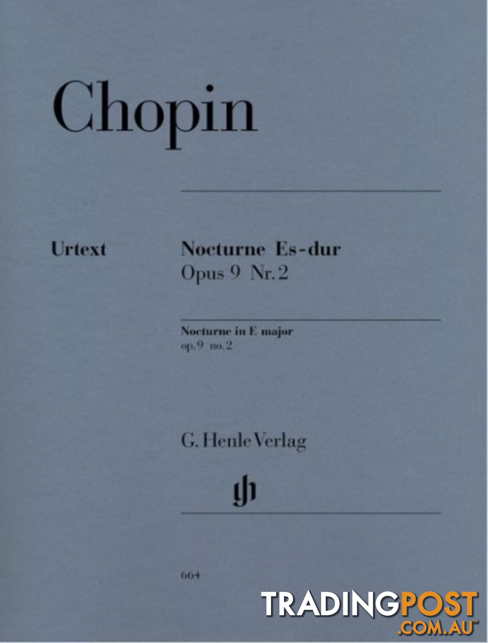 Chopin - Nocturne E flat major op. 9 no. 2 HN664