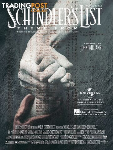 Theme From Schindlerâs List â Piano Solo