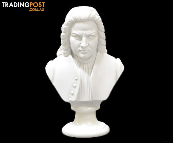 22cm Bust Crushed Marble Bach