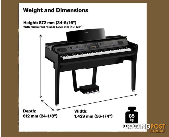 Yamaha Clavinova CVP909PE Digital Piano CVP900 series 