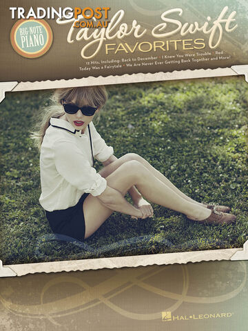 Taylor Swift Favorites â Big Note Piano