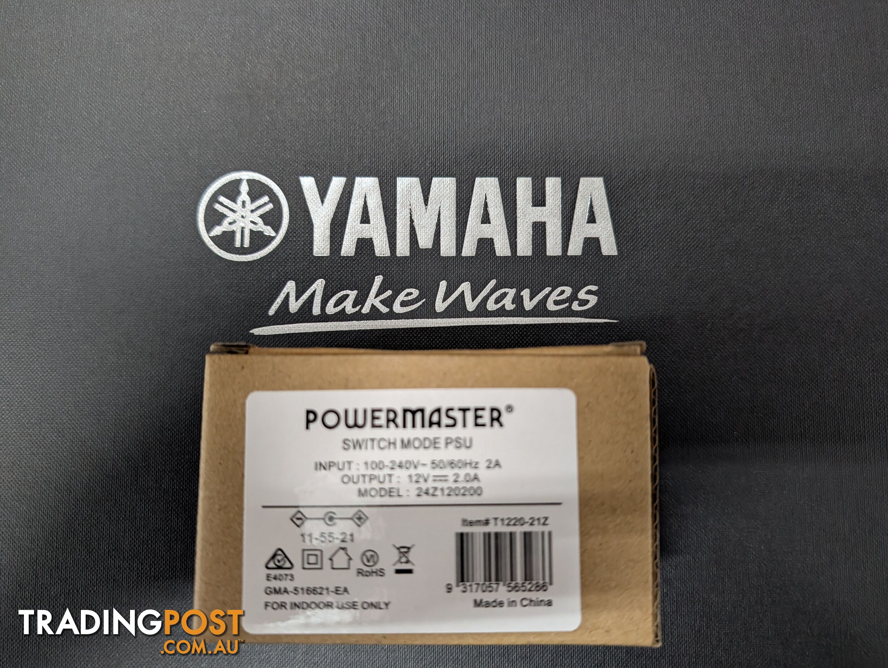 Yamaha Power Master Adaptor 12V 2 Amp T1222