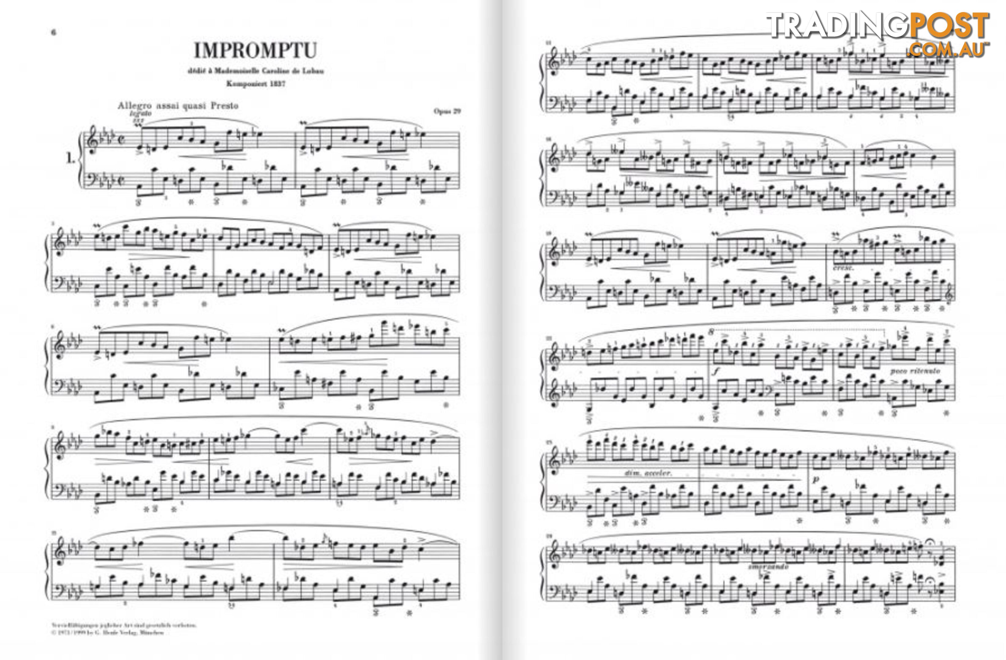 Chopin - Impromptus