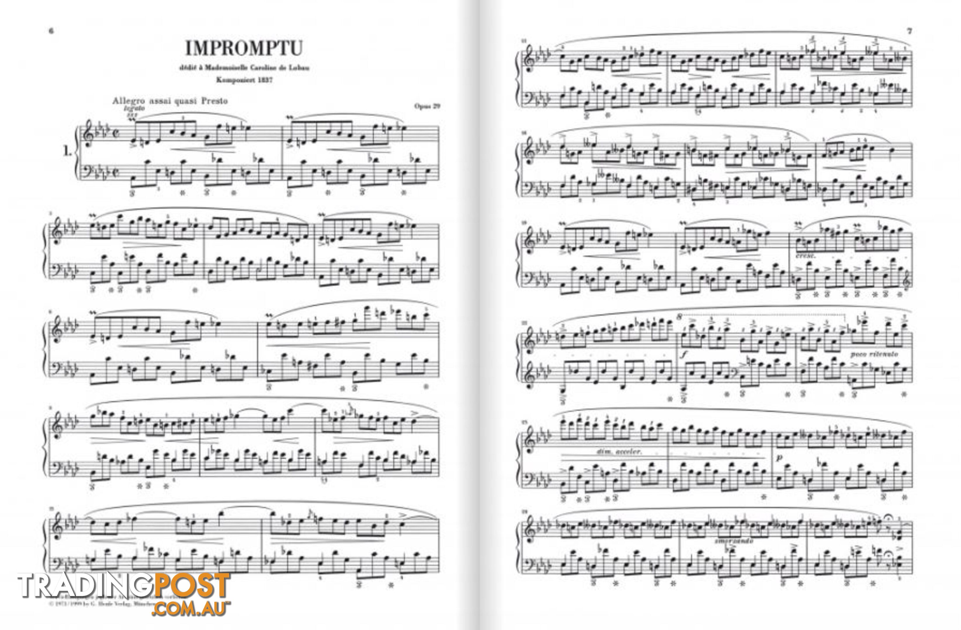 Chopin - Impromptus