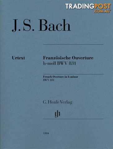 Bach JS â French Overture in B Minor, BWV 831