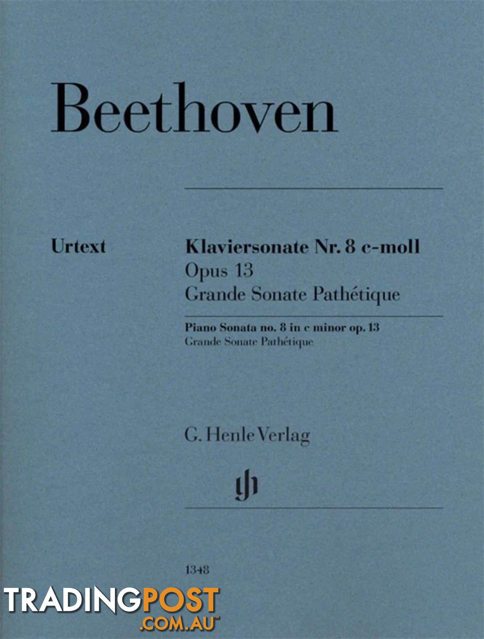 Beethoven - Piano Sonata no. 8 c minor op. 13 (Grande Sonata Pathetique) HN1348