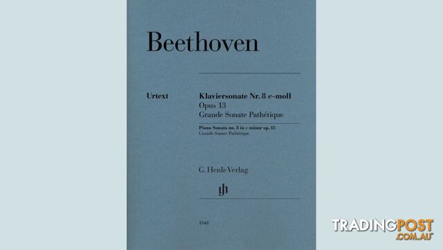 Beethoven - Piano Sonata no. 8 c minor op. 13 (Grande Sonata Pathetique) HN1348