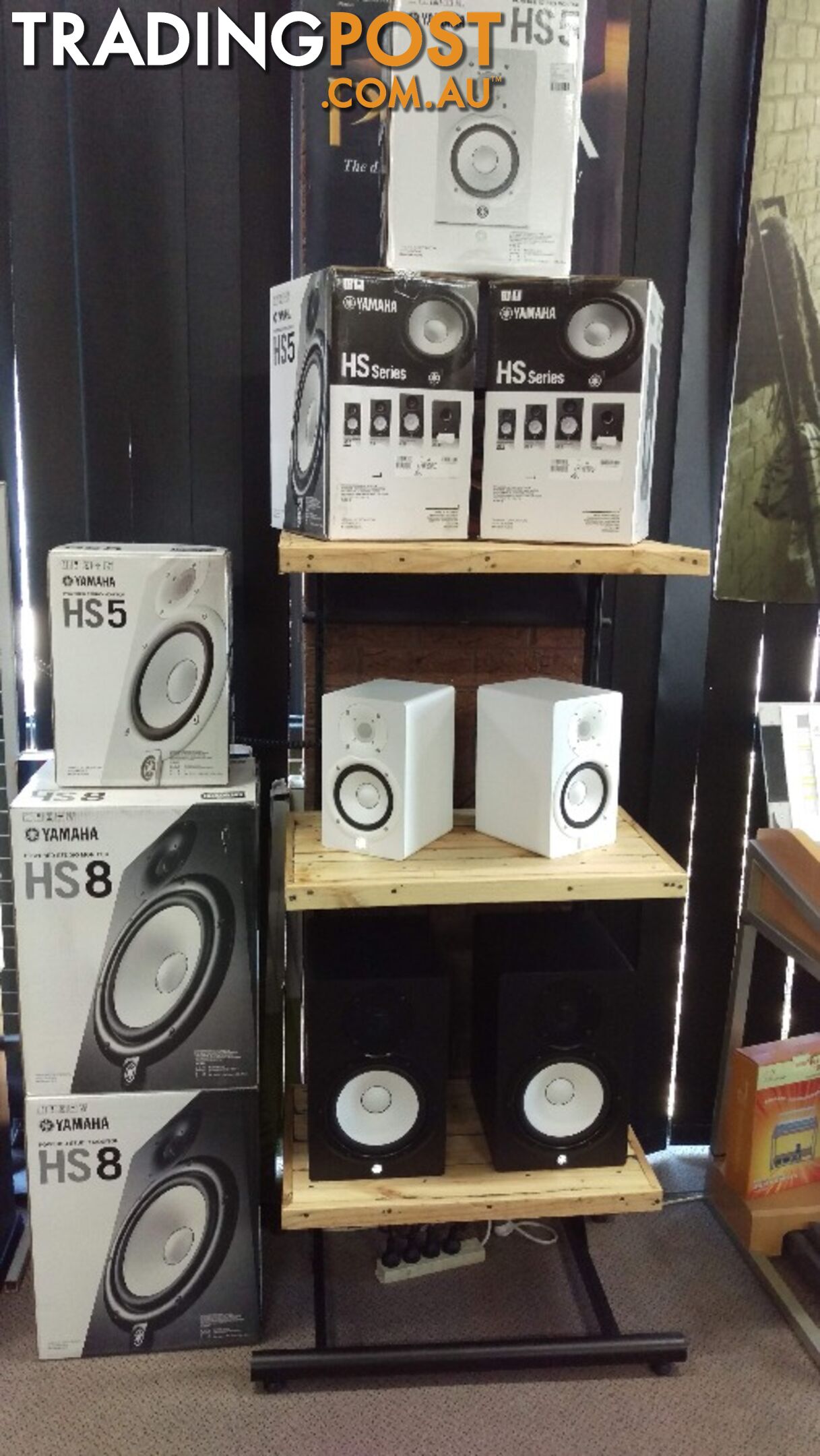 HS5W Powered Studio Monitor (White)