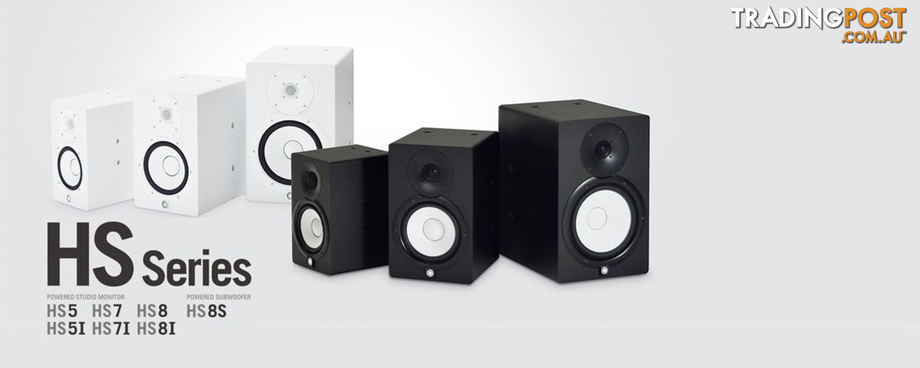 HS5W Powered Studio Monitor (White)