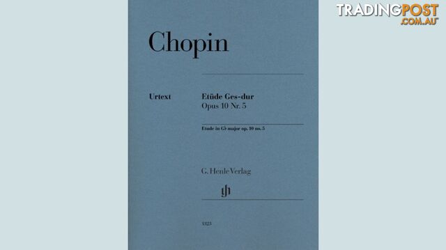 Chopin - Etude G flat major op. 10 no. 5