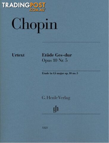 Chopin - Etude G flat major op. 10 no. 5