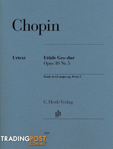 Chopin - Etude G flat major op. 10 no. 5 HN1323