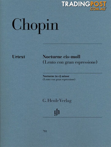 Chopin - Nocturne c sharp minor (Lento con gran espressione)