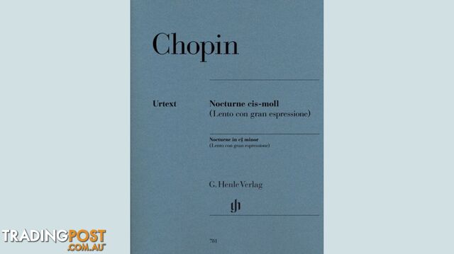 Chopin - Nocturne c sharp minor (Lento con gran espressione)