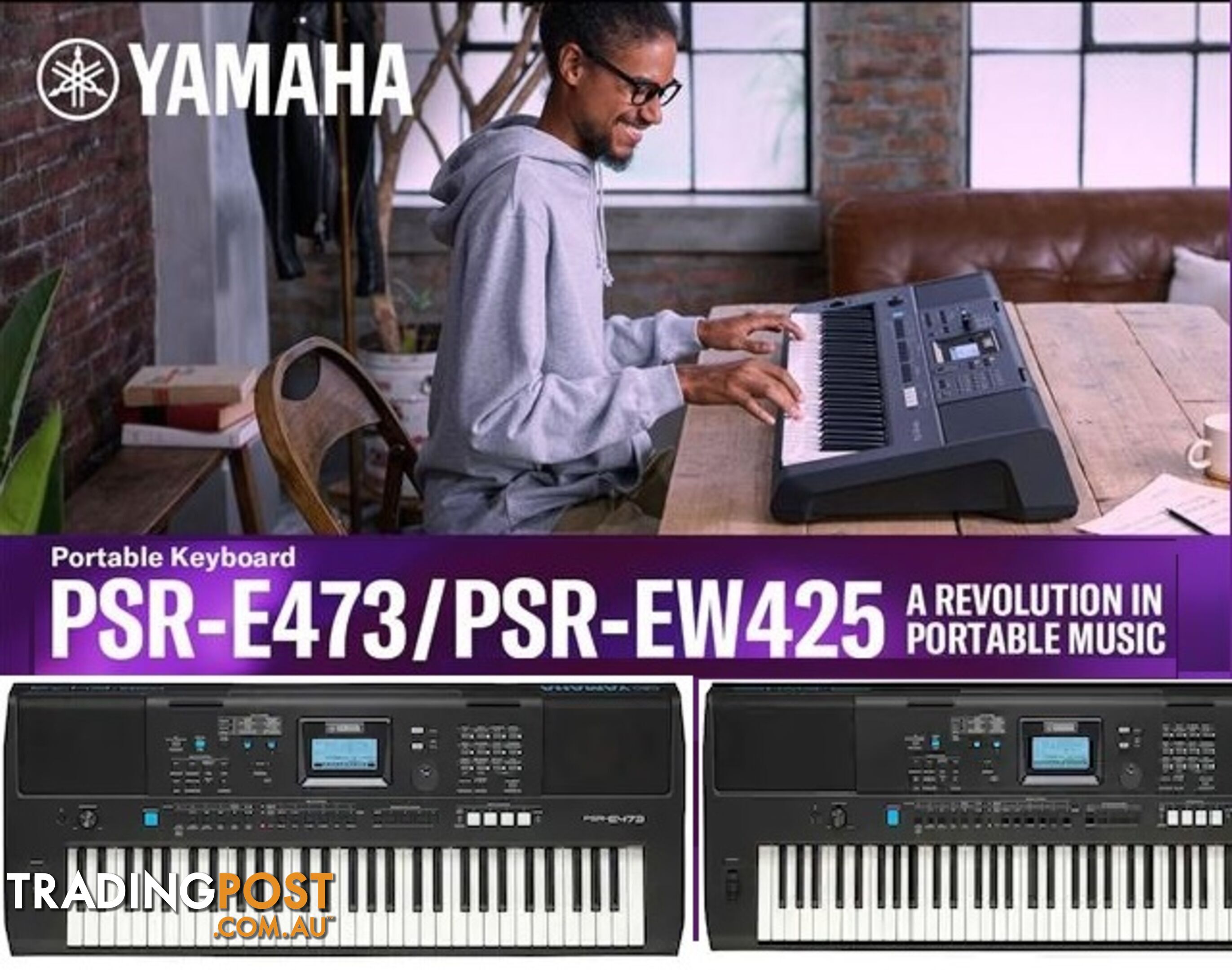 Yamaha E-Series PSR E473 Regular Series Yamaha PSRE473 Keyboard