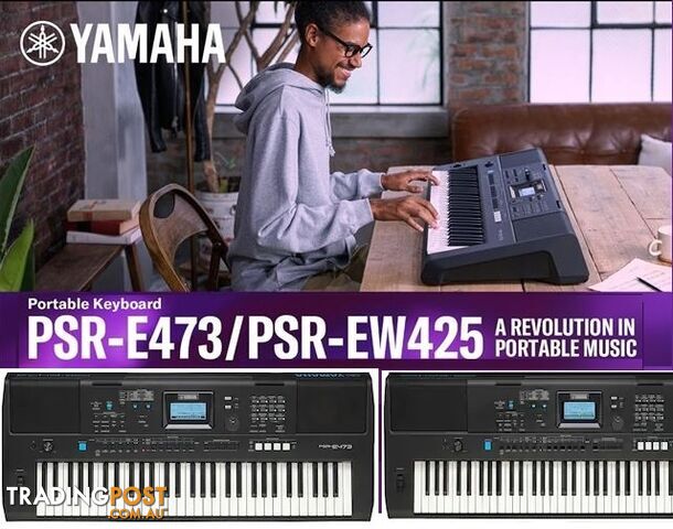 Yamaha E-Series PSR E473 Regular Series Yamaha PSRE473 Keyboard