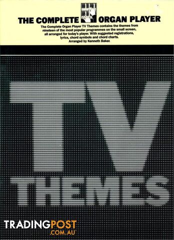 Complete Organ Player â TV Themes