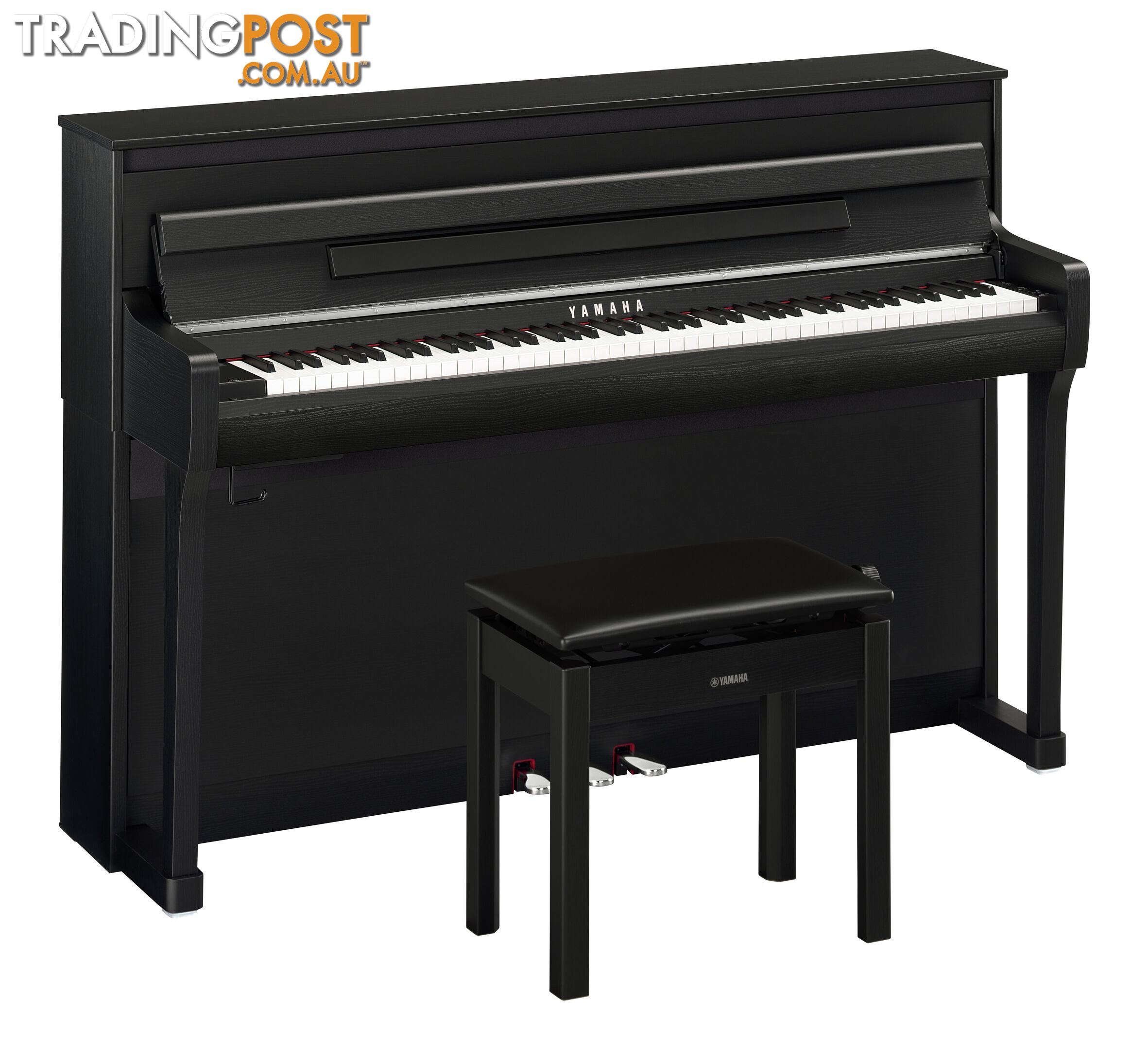 Yamaha Clavinova Digital Piano - CLP885 PE- Polished Ebony with Matching Bench