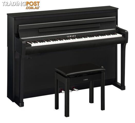 Yamaha Clavinova Digital Piano - CLP885 PE- Polished Ebony with Matching Bench