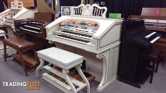 Wurlitzer Theatre Organ 950TA Deluxe Ivory & Gold Finish