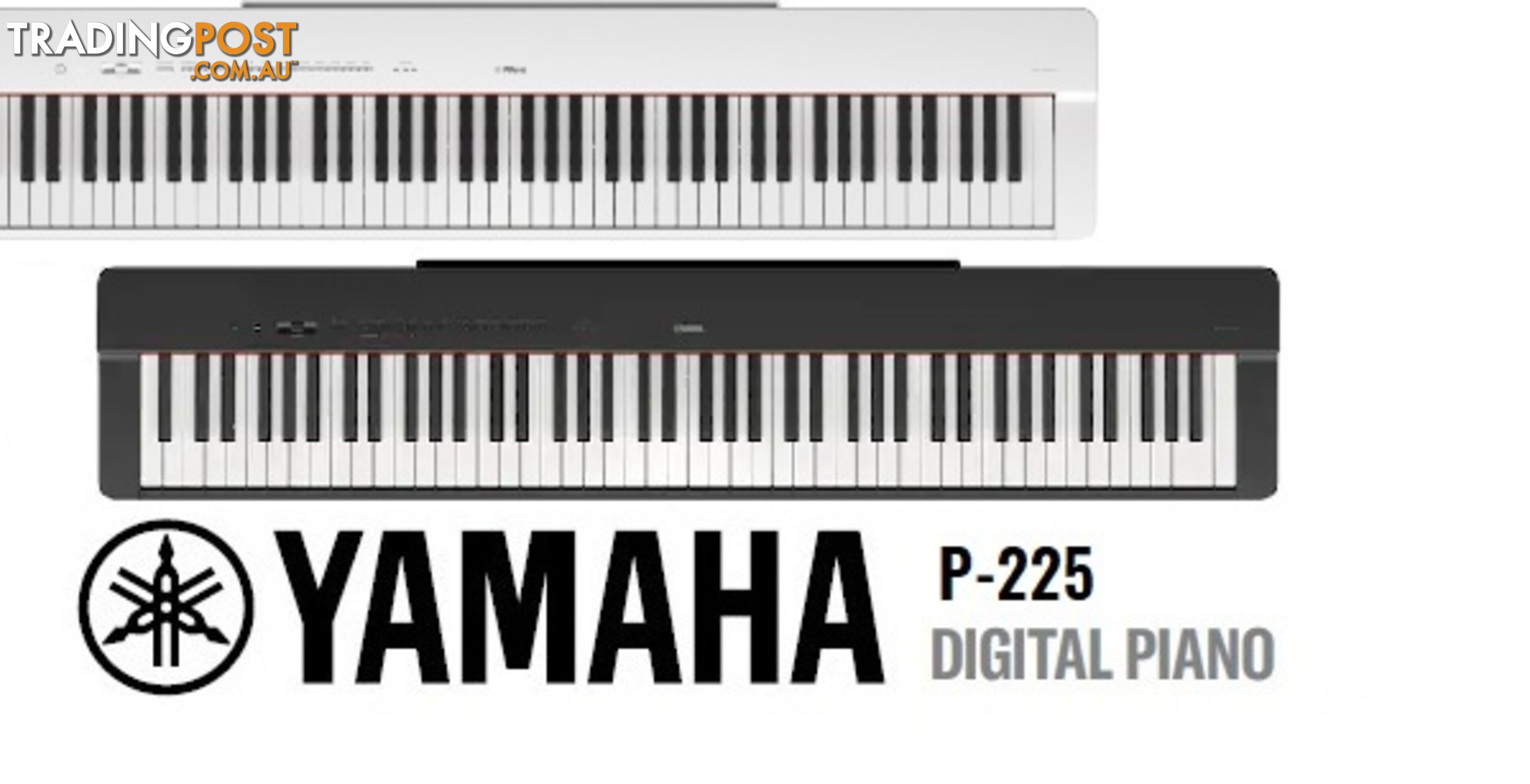 Yamaha P225 Black Portable Digital Piano