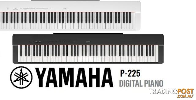 Yamaha P225 Black Portable Digital Piano