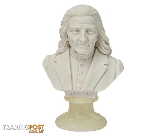 15cm Bust Crushed Marble Liszt
