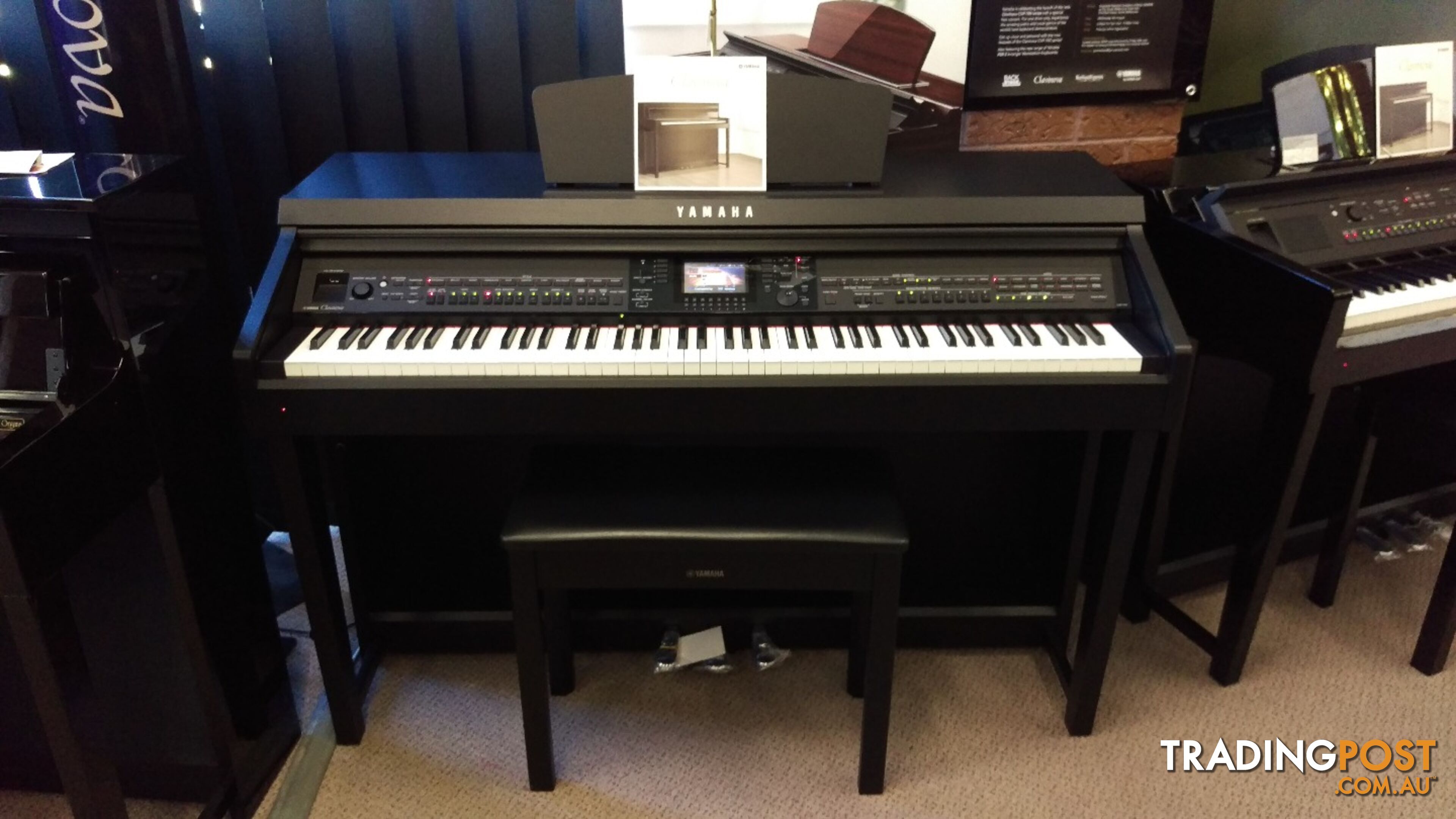 Yamaha Clavinova CVP701  Polished Ebony Digital Piano  CVP700 series