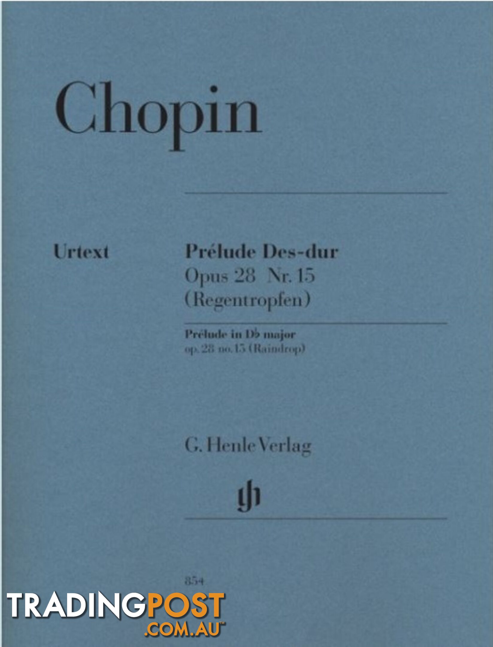 Chopin - Prelude D flat major op. 28 no. 15 (Raindrop) HN854