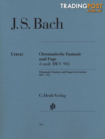 Chromatic Fantasy and Fugue d minor BWV 903  (Piano/ Harpsichord) HN163