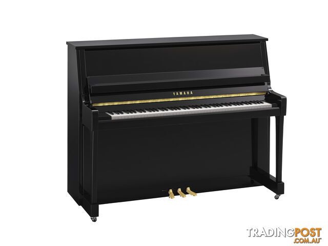 Yamaha B20 PE 116CM Upright Piano in Polished Ebony