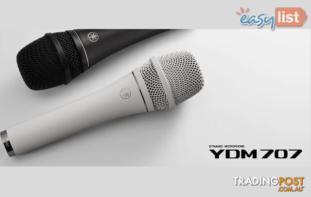 Yamaha YDM707B Black Dynamic Microphone VGR6260 - photo 2 of 6