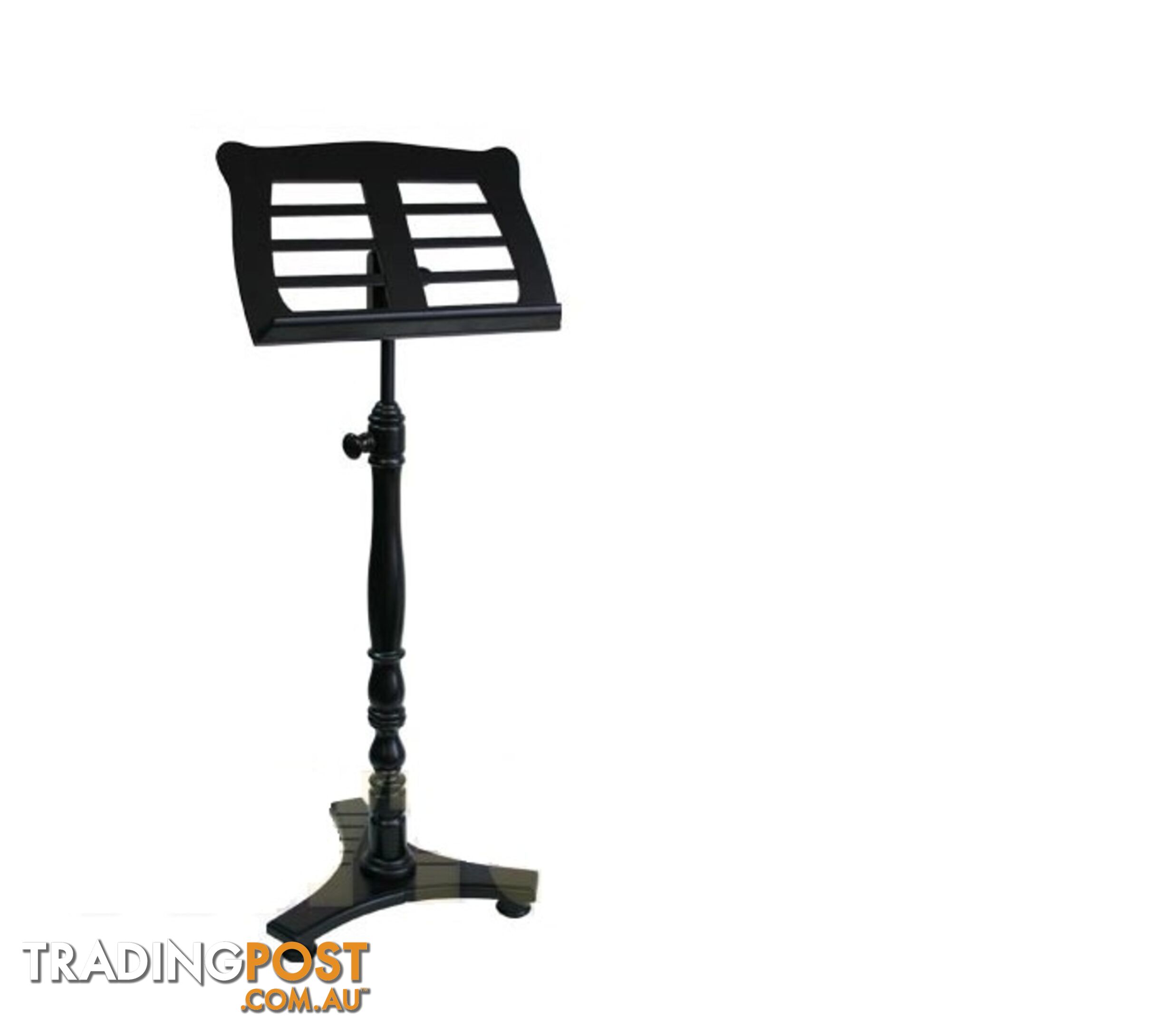 Black Wooden Music Stand  