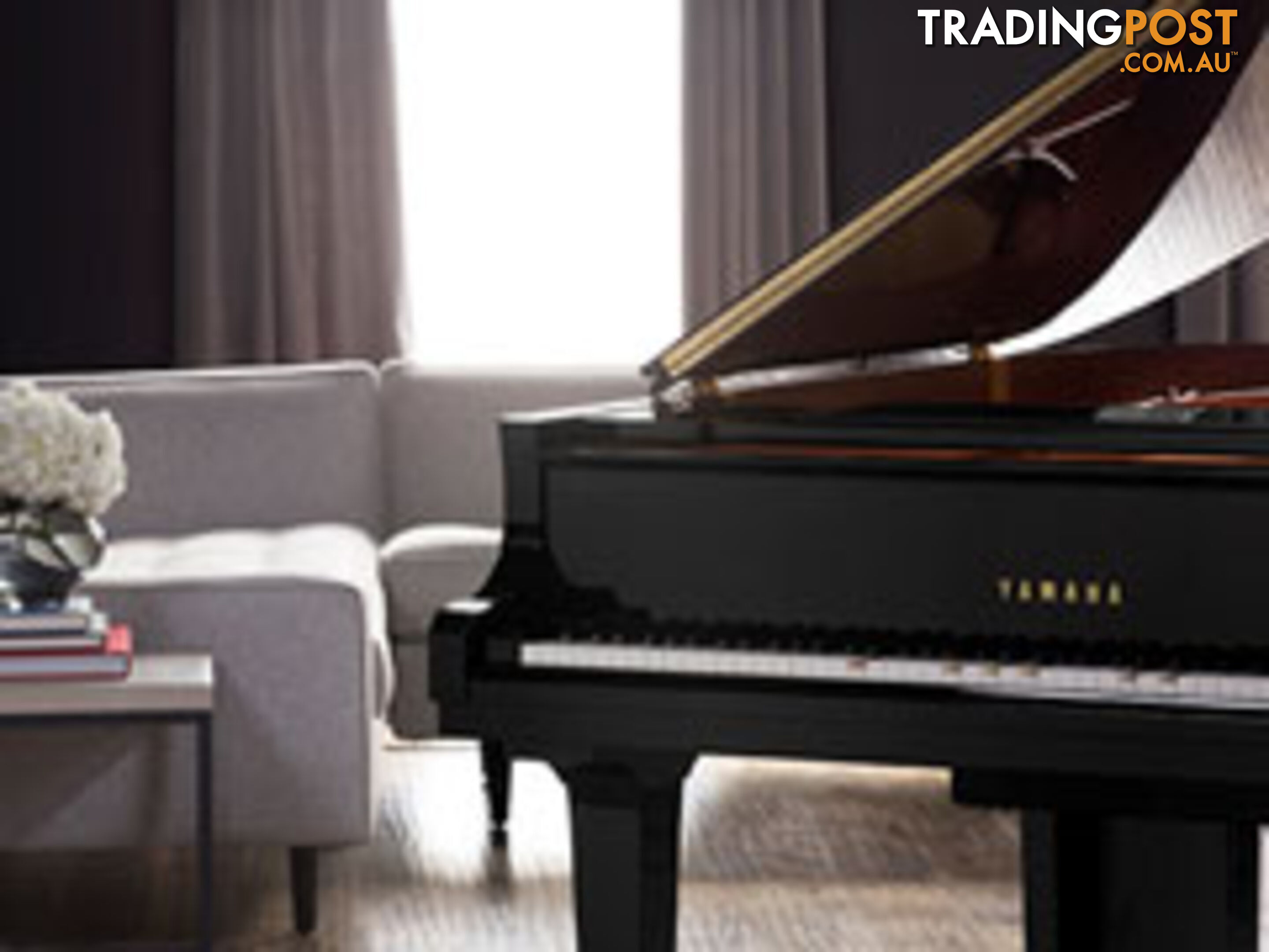  Yamaha Baby Grand Piano GB1K Ebony Polished 