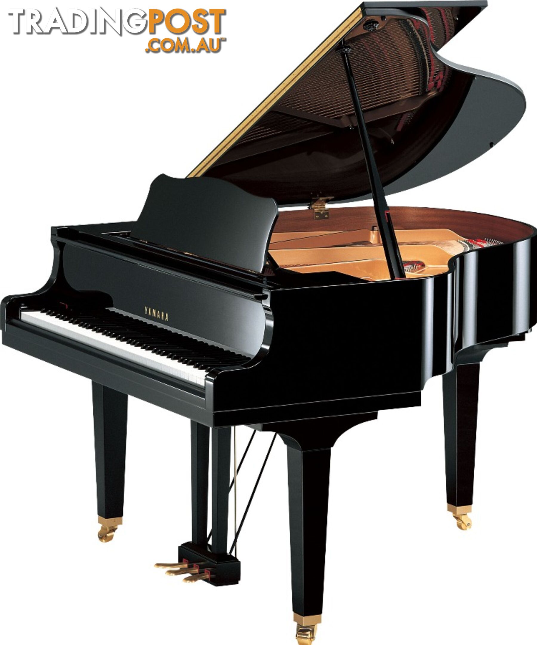  Yamaha Baby Grand Piano GB1K Ebony Polished 