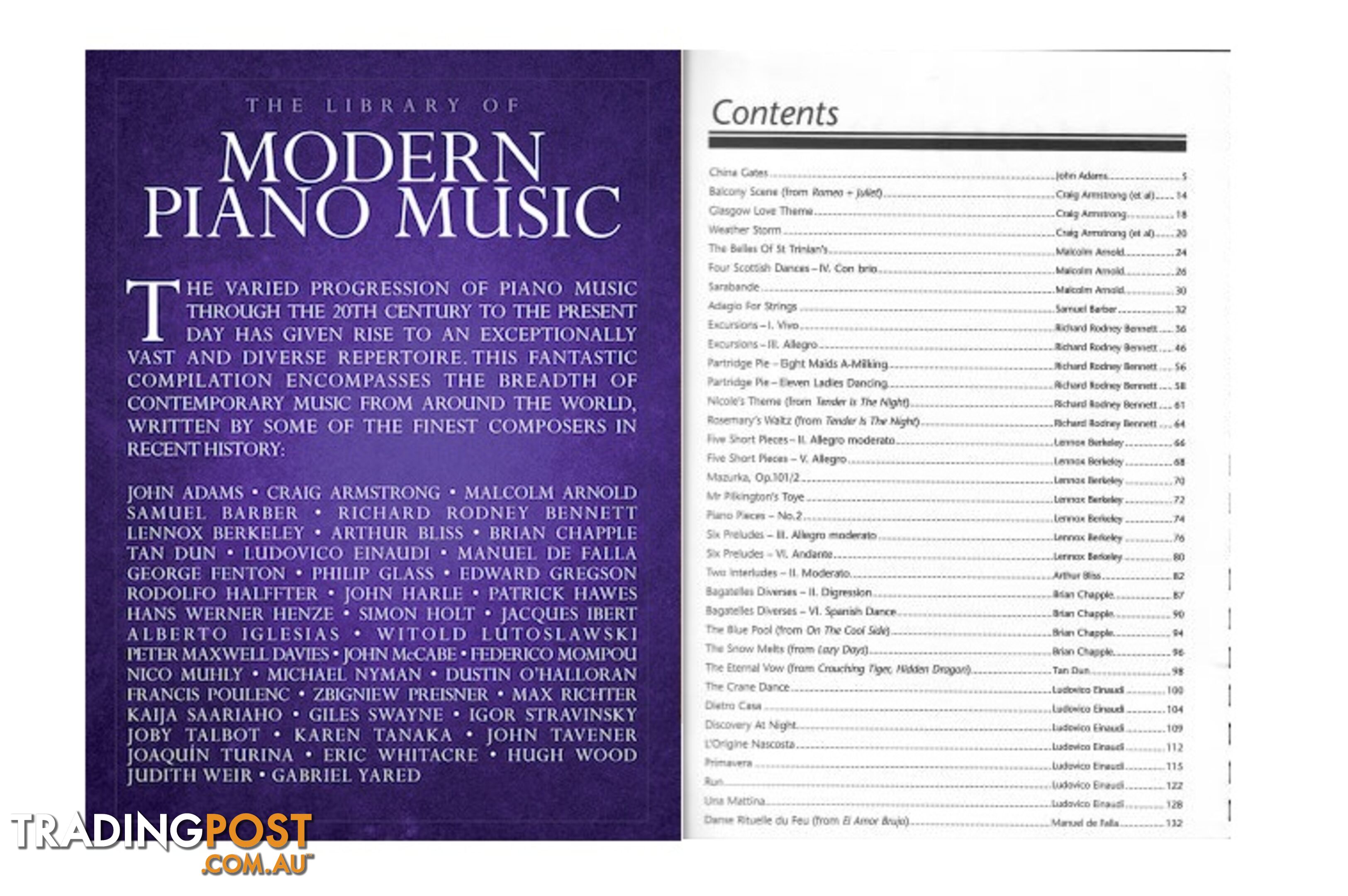 The Library of Modern Piano Music