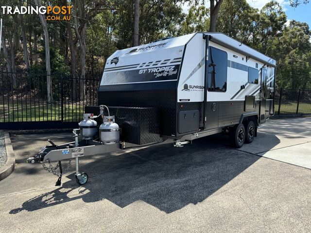 2024 SUNRISE ST TROPEZ 21FT SEMI OFFROAD REAR DOOR BUILT WITH ALUMINIUM