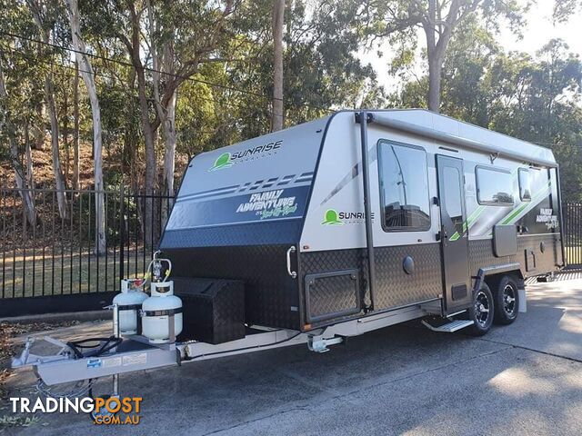 2024 21FT6 ALUMINIUM FRAMED SUNRISE FAMILY ADVENTURE SEMI OFFROAD