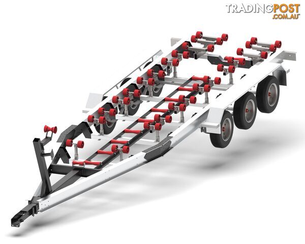 Swiftco 8.00 ALUMINIUM I BEAM Tri Axle Boat Trailer (4500kg) USA DEEMAXX Ventilated Brake system - photo 3 of 6
