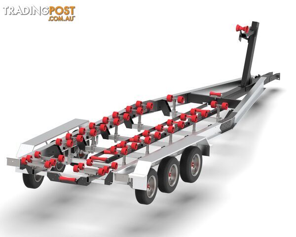 Swiftco 7.20 ALUMINIUM I BEAM Tri Axle Boat Trailer (4500kg) USA DEEMAXX Ventilated Brake system - photo 2 of 9