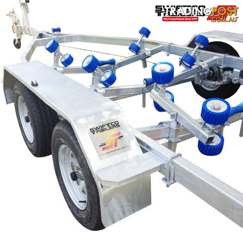Swiftco 6 Metre Boat Trailer Wobble Rollers - 2600KG RATED DEEMAXX Ventilated Brake system - photo 5 of 5