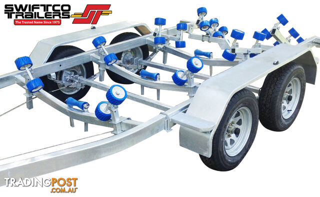 Swiftco 6 Metre Boat Trailer Wobble Rollers - 2600KG RATED DEEMAXX Ventilated Brake system - photo 3 of 5