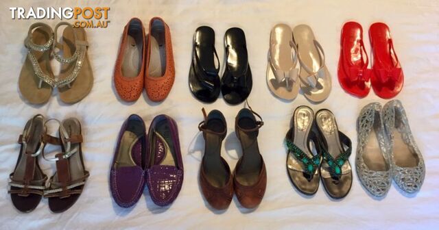 Woman's shoe collection