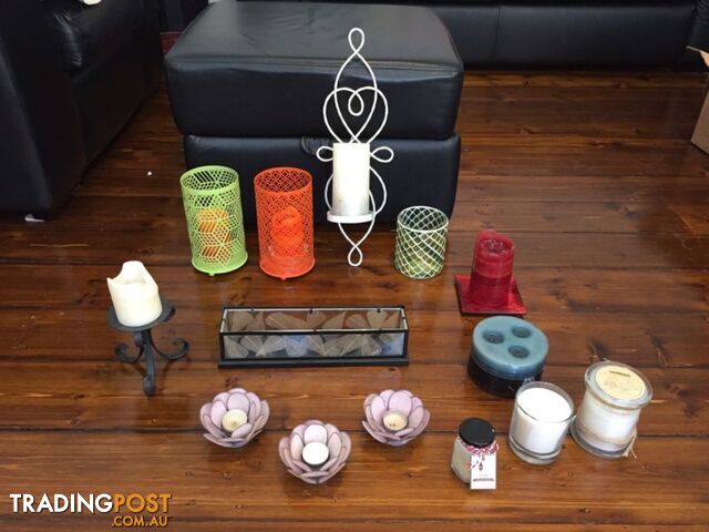 Decorative candle collection