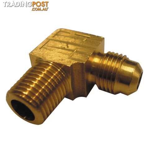SAE Male x BSP Male Tapered Elbow 5/16" x 1/4"