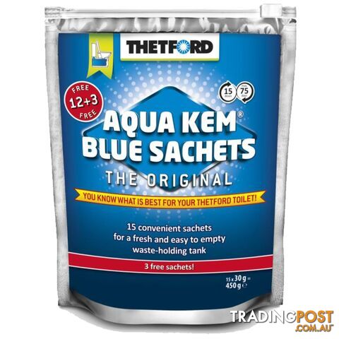 Aqua Kem Blue Sachets Promotion 12+3
