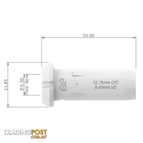 JG Watermark 12mm Tube Insert (Bag of 50) - photo 2 of 2