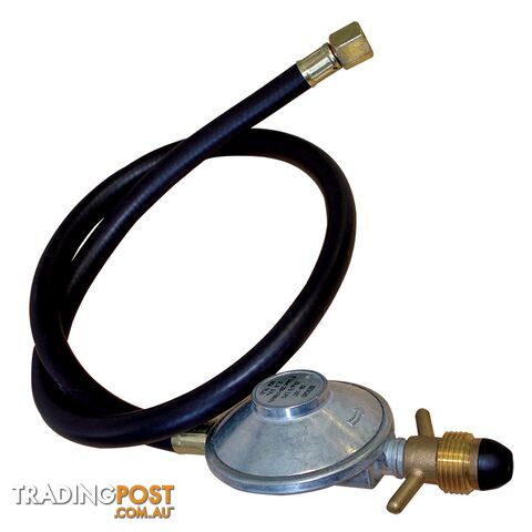 Sizzler BBQ Standard 900mm Gas Hose & Regulator Kit